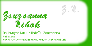 zsuzsanna mihok business card